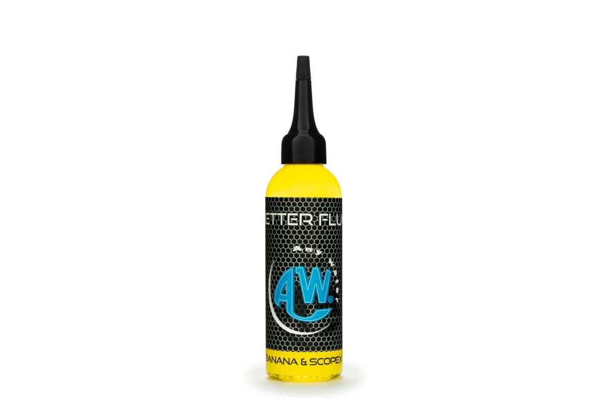 Liquid Additive Any Water Fluo Better Banana & Scopex - Tienda Carpfishing