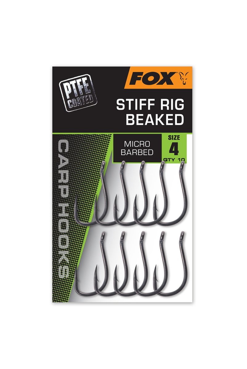 Anzuelos Fox Stiff Rig Beaked - Tienda Carpfishing