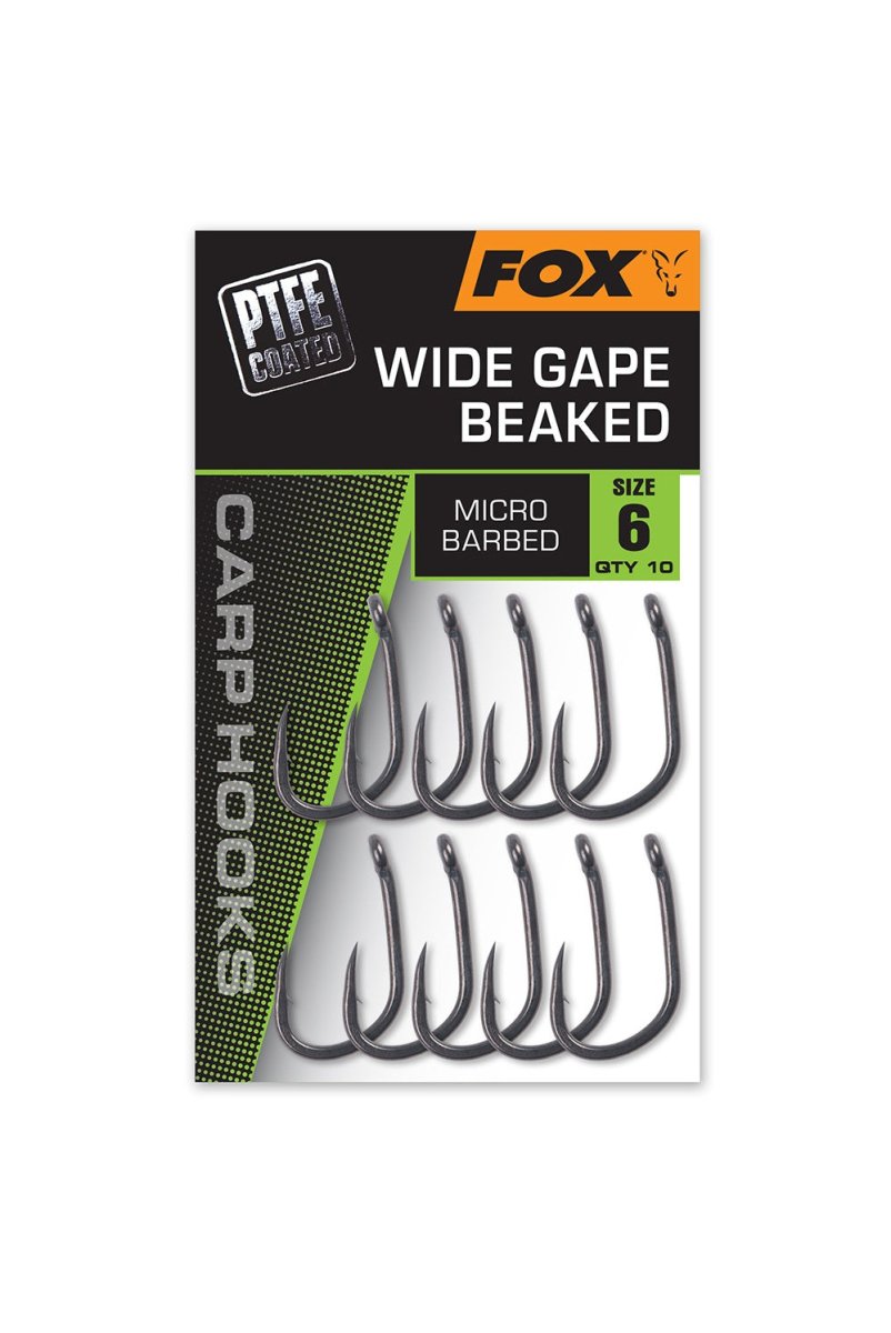 Anzuelos Fox Wide Gape Beaked - Tienda Carpfishing