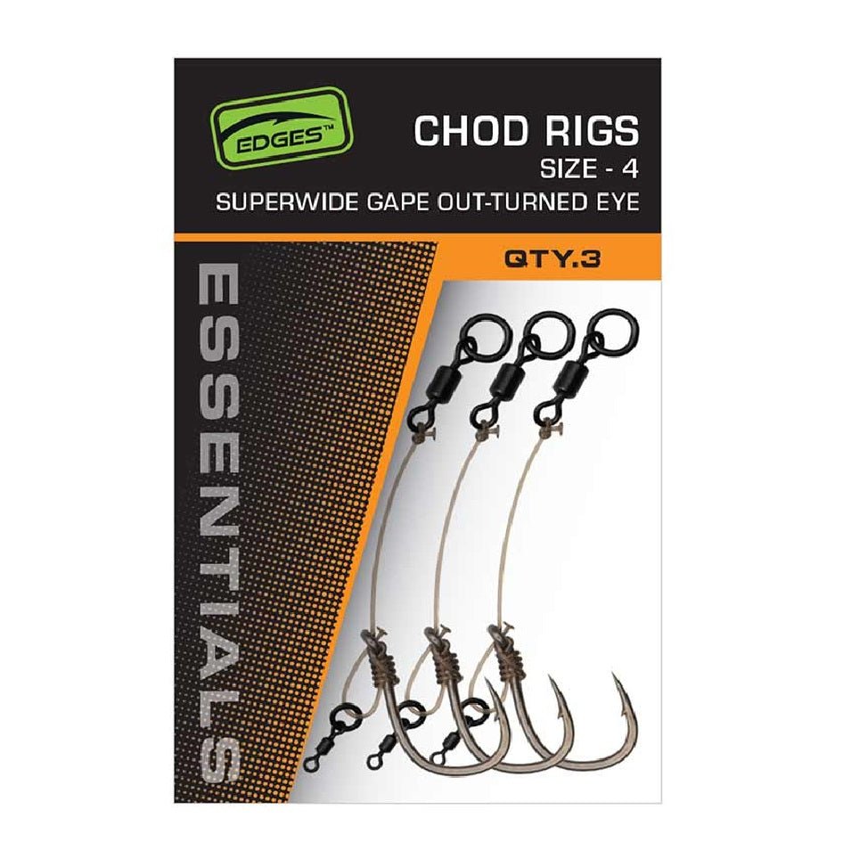 Anzuelos montados Fox Edges Chod Rig - Tienda Carpfishing