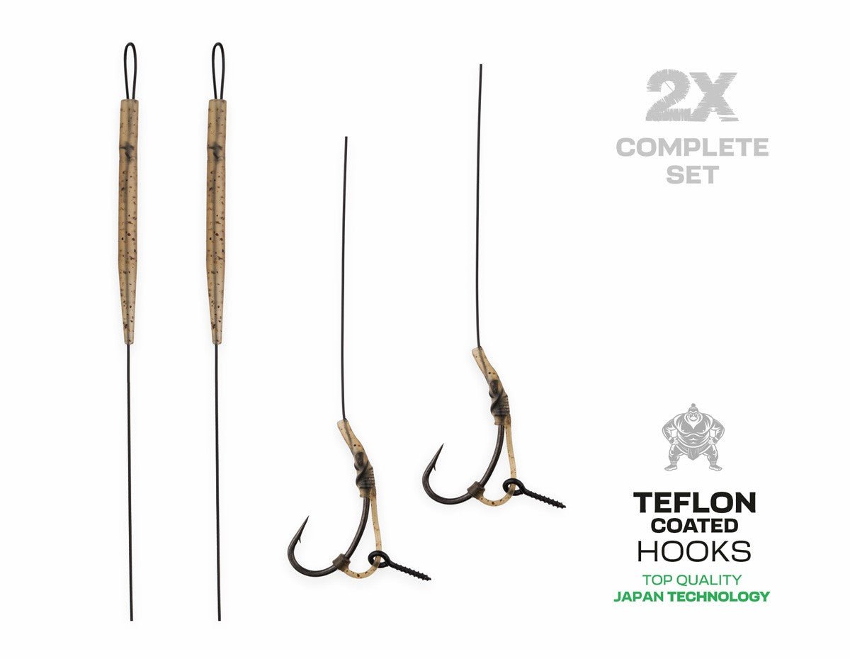 Anzuelos montados Zfish Monofilament D - Rig - Tienda Carpfishing