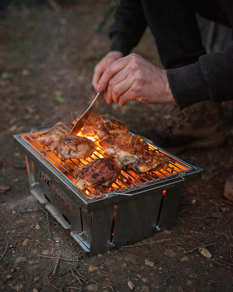 Barbacoa Plegable Fox Cookware - Tienda Carpfishing