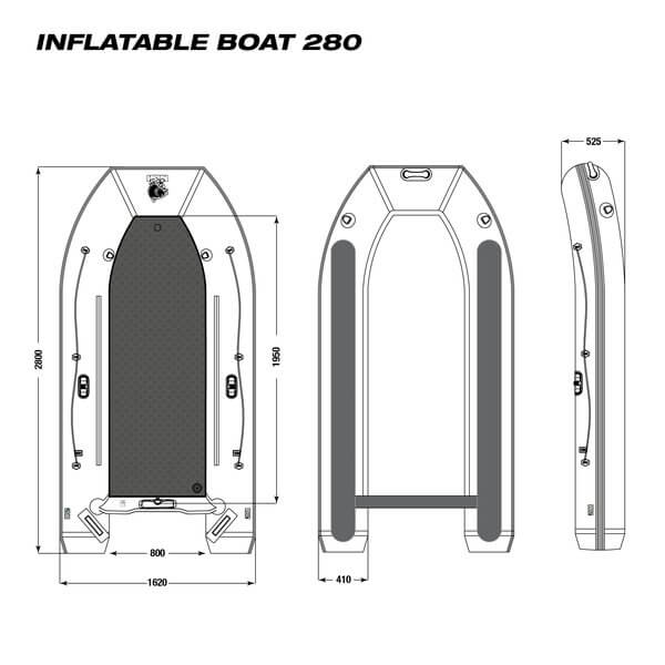 Barca Nash Life Inflatable 280 - Tienda Carpfishing