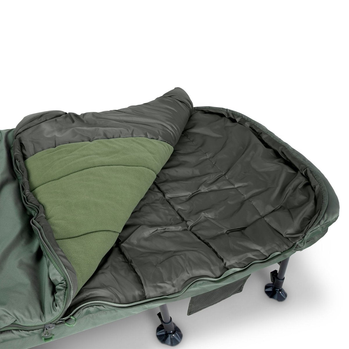 Bed chair con saco de dormir Sonik Bank - Tek 5 estaciones - Tienda Carpfishing