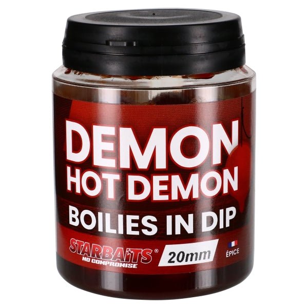 Boilies in Dip Starbaits Hot Demon 20 mm - Tienda Carpfishing