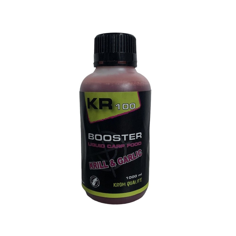 Booster Krom Quality KR100 Krill & Garlic 500 ml - Tienda Carpfishing