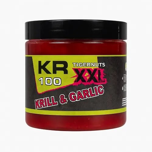 Chufas Krom Quality KR100 XXL Krill & Garlic 200 ml - Tienda Carpfishing