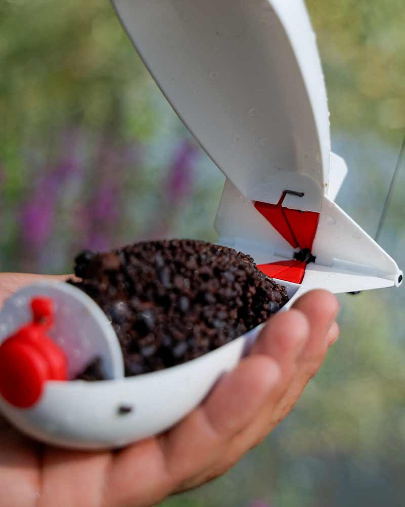 Cohete cebador Spomb Blanco grande - Tienda Carpfishing