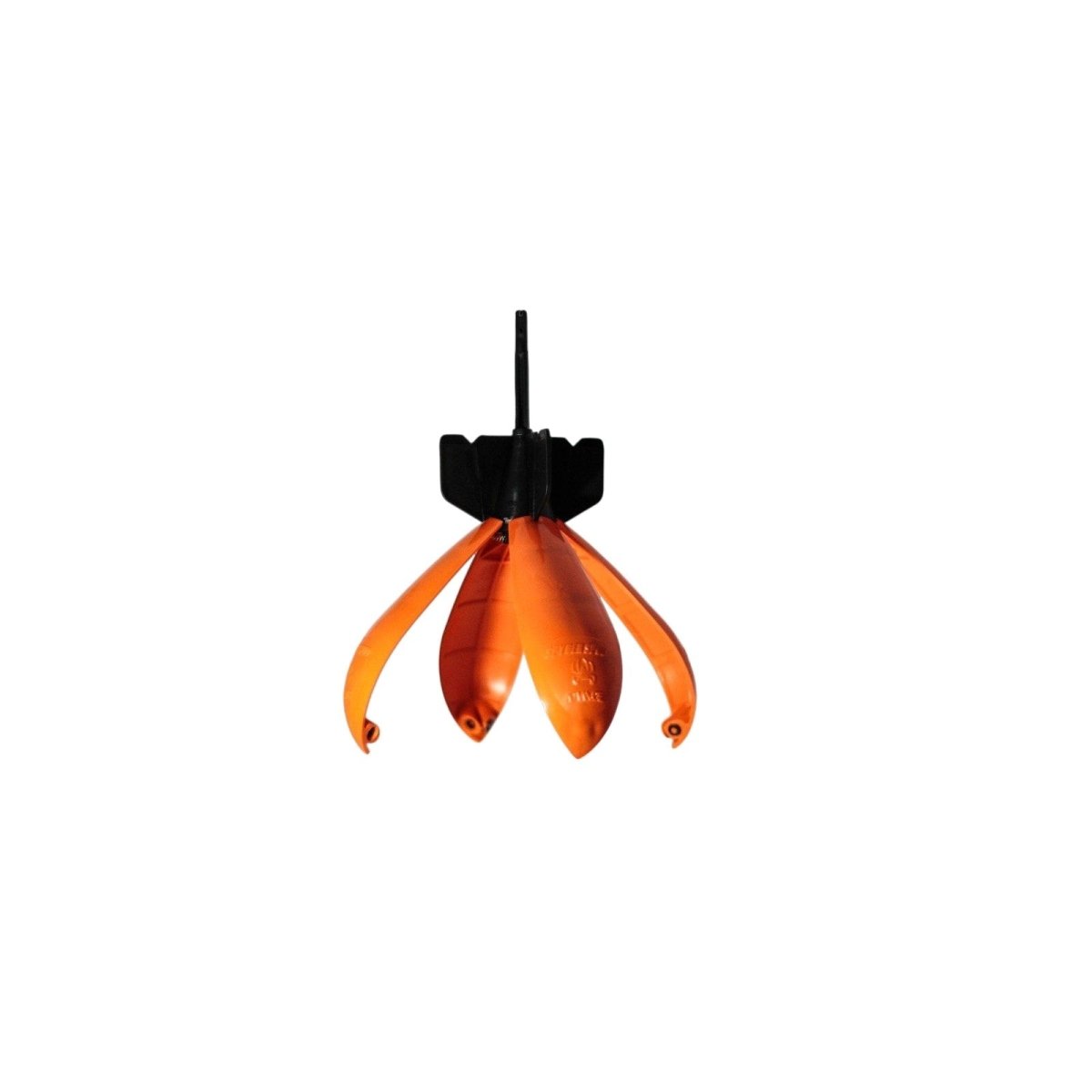 Cohete cebador Spyder Spod Medium Naranja/Negro - Tienda Carpfishing