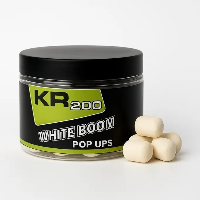 Dumbells Pop Ups Krom Quality KR200 White Boom - Tienda Carpfishing