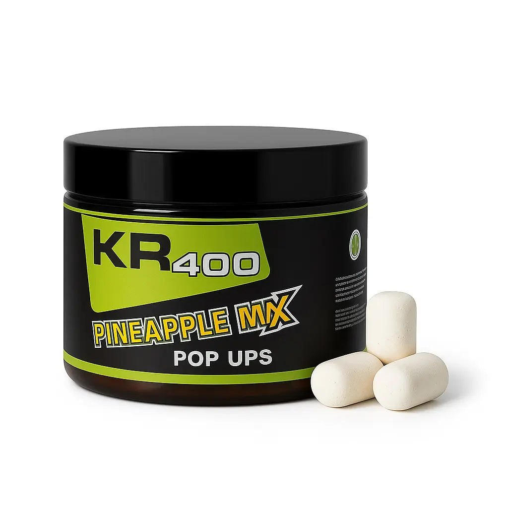 Dumbells Pop Ups Krom Quality KR400 Pineapple Max White - Tienda Carpfishing
