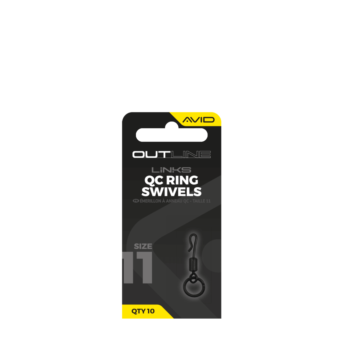 Enganche rapido con anilla Avid Carp Outline 11 - Tienda Carpfishing