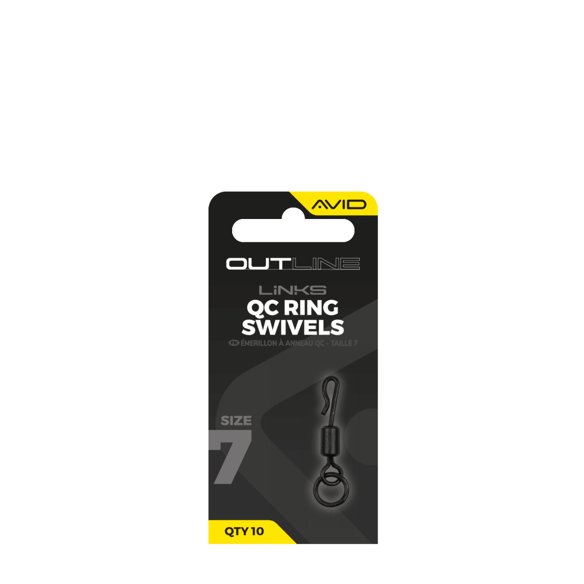 Enganche rapido con anilla Avid Carp Outline 7 - Tienda Carpfishing