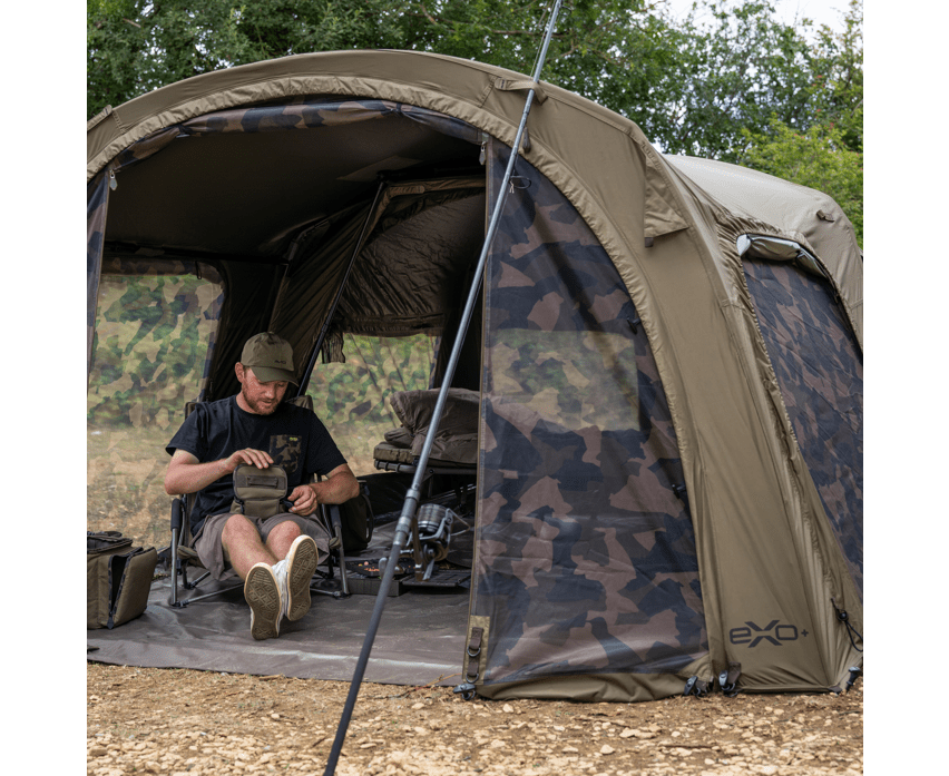 Extensión + Segunda Capa Refugio Avid Carp Exo+ - Tienda Carpfishing