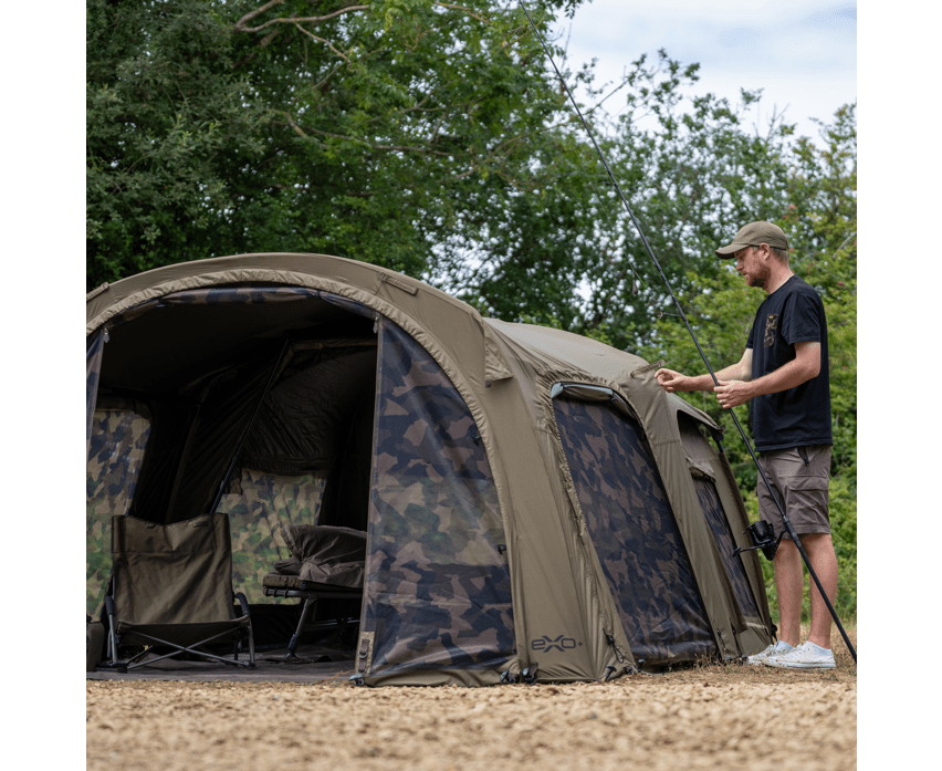 Extensión + Segunda Capa Refugio Avid Carp Exo+ - Tienda Carpfishing
