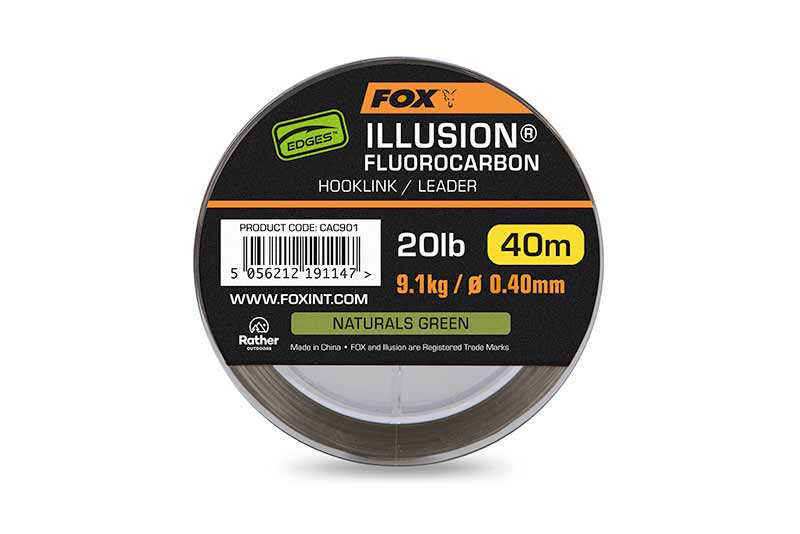 Fluorocarbono Fox Edges Illusion 40 m - Tienda Carpfishing