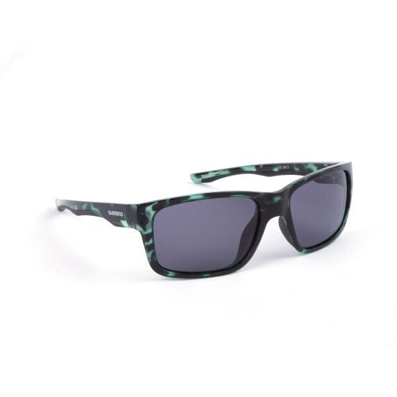 Gafas de sol polarizadas Shimano Aspire Verde y Gris oscuro - Tienda Carpfishing