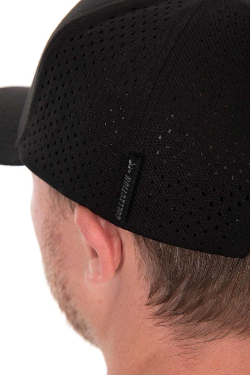 Gorra Fox Baseball Negro - Naranja - Tienda Carpfishing