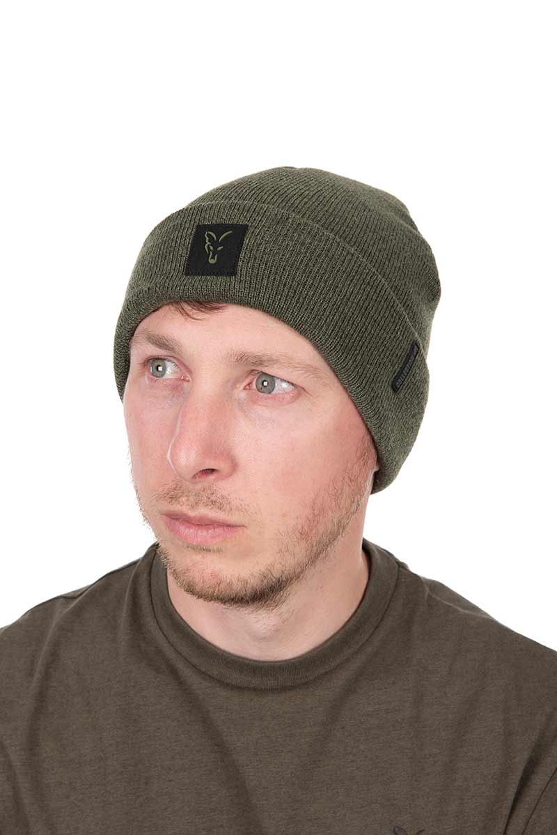 Gorro Fox Collection Beanie Verde y Negro - Tienda Carpfishing