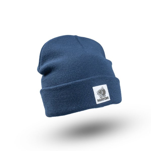 Gorro Nash Make It Happen Badge Azul Marino - Tienda Carpfishing