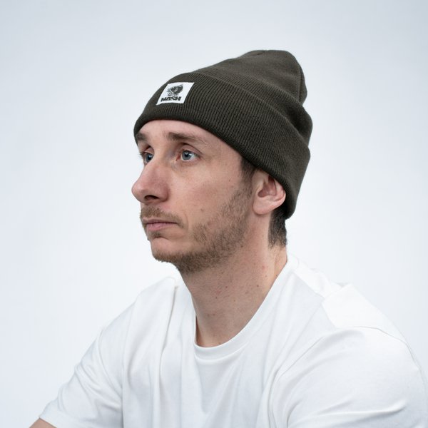 Gorro Nash Make It Happen Badge Verde - Tienda Carpfishing