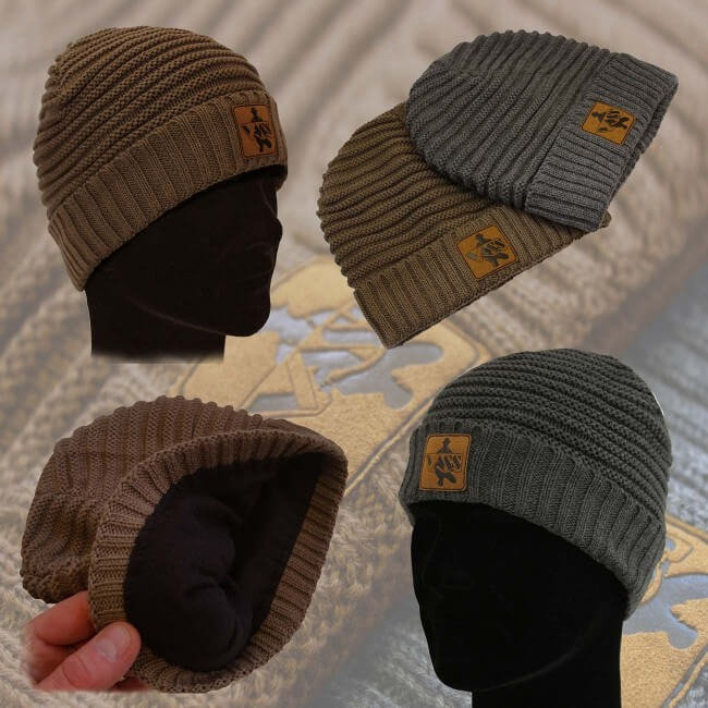 Gorro Vass VR376 Ribbed Marrón - Tienda Carpfishing