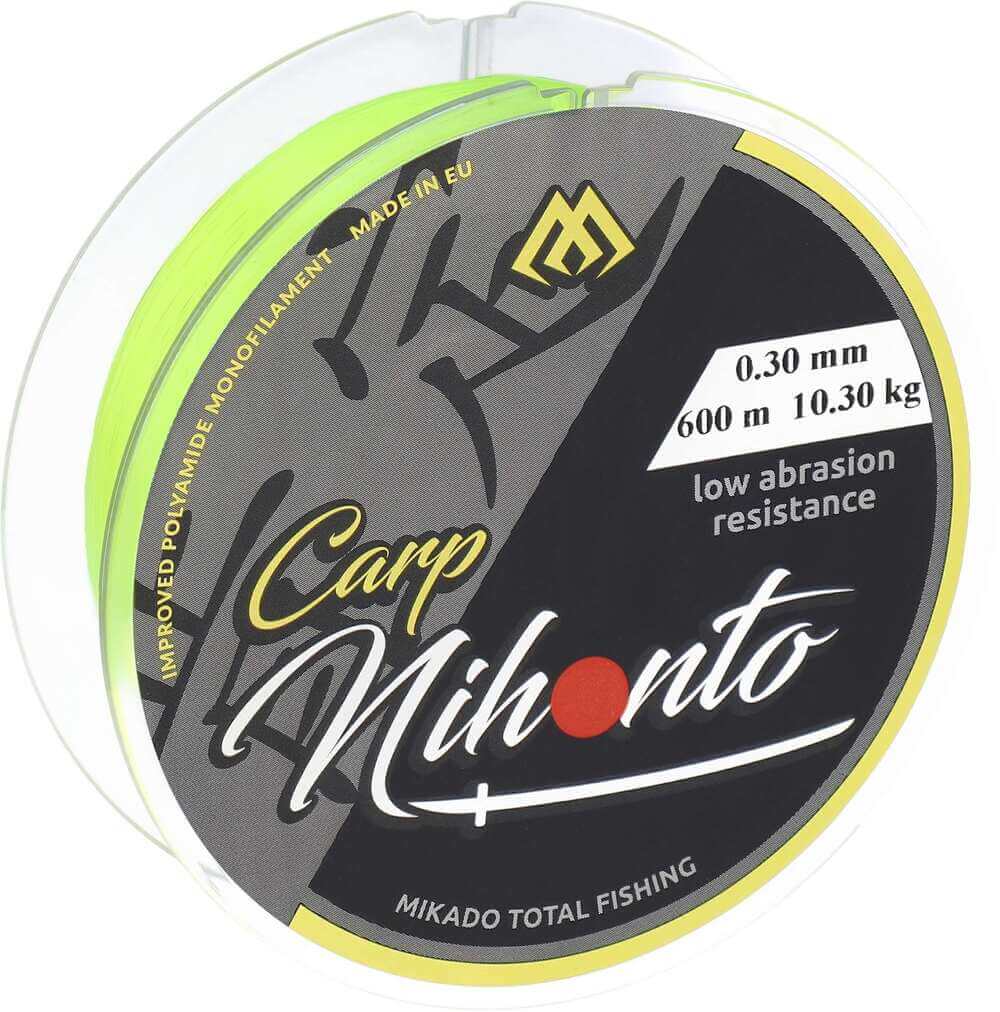 Hilo Mikado Nihonto Fluo Amarillo 600 m - Tienda Carpfishing