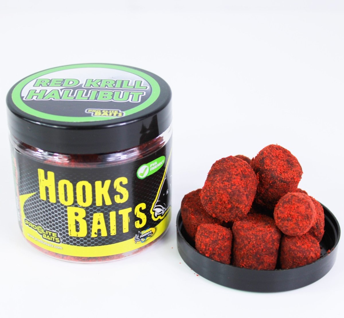 Hook Pellets en polvo Pro Elite Baits Red Krill Halibut 14 - 20 mm - Tienda Carpfishing