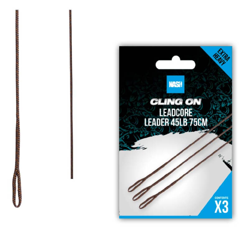 Leadcore Leader Cling On Nash 45 lb - Tienda Carpfishing