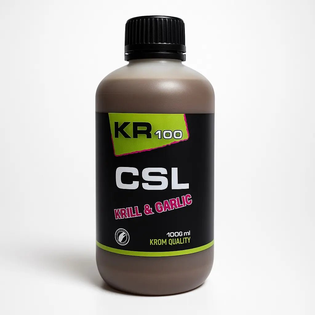 Líquido CSL Krom Quality KR100 Krill & Garlic 1000 ml - Tienda Carpfishing