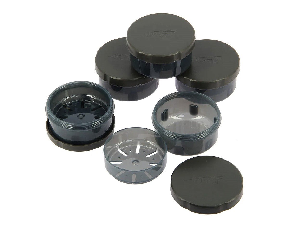 Macuto de 5 botes de cebo NGT - Tienda Carpfishing