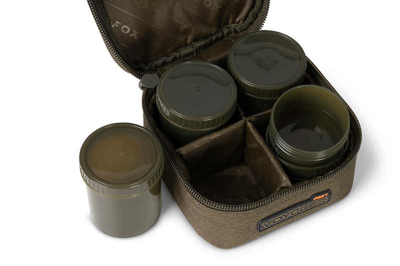 Macuto de 6 botes de cebo Fox Voyager® - Tienda Carpfishing