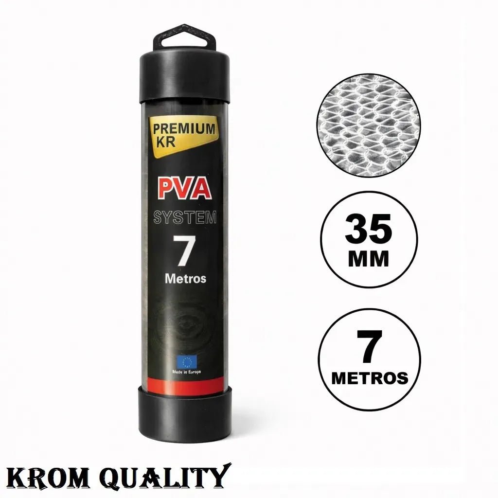 Malla PVA Krom Quality System 35MM 7M - Tienda Carpfishing
