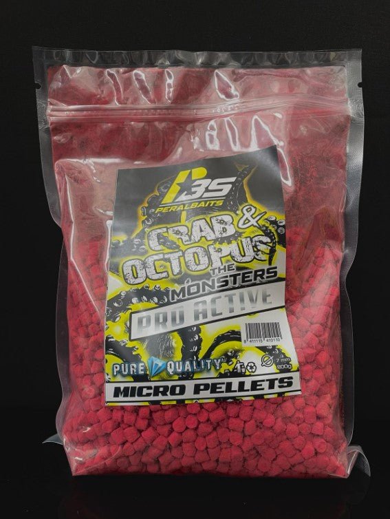 Micro Pellets Peralbaits Crab Octopus 7 mm - Tienda Carpfishing