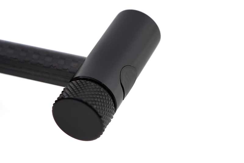 Pack 2 Buzz bars ajustables Fox Black Label Carbon 3 cañas 22 - 25 cm - Tienda Carpfishing