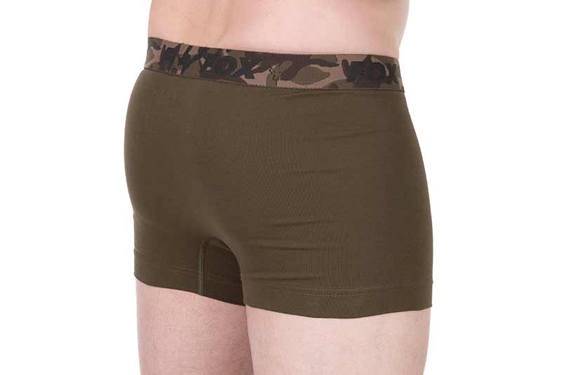 Pack calzoncillos Boxer Fox Caqui Negro - Tienda Carpfishing