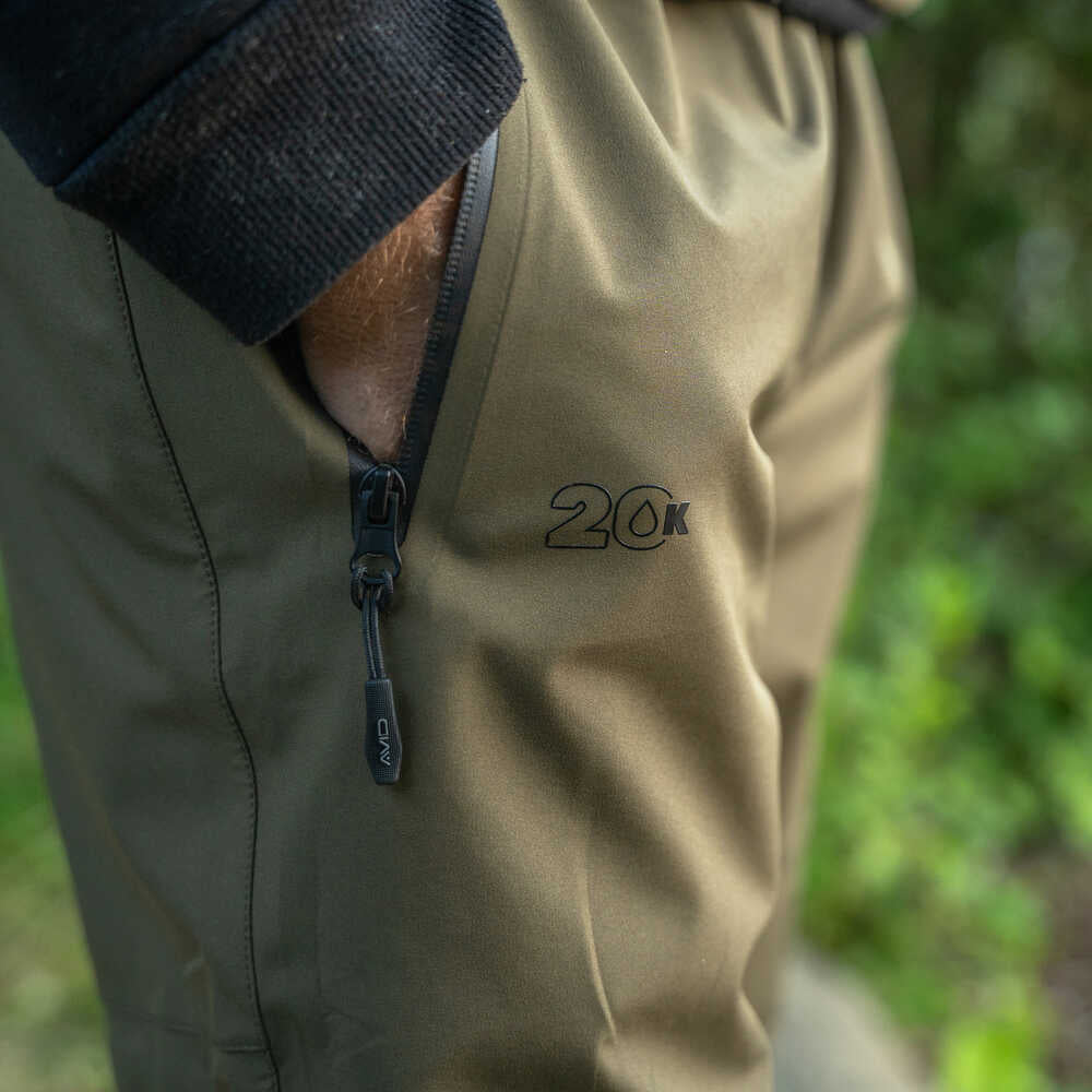 Pantalón Avid Carp Hydro - Force 20k Caqui - Tienda Carpfishing