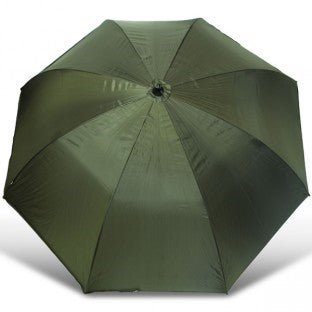 Paraguas NGT 45" verde con cremallera - Tienda Carpfishing