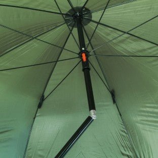 Paraguas NGT 45" verde con cremallera - Tienda Carpfishing