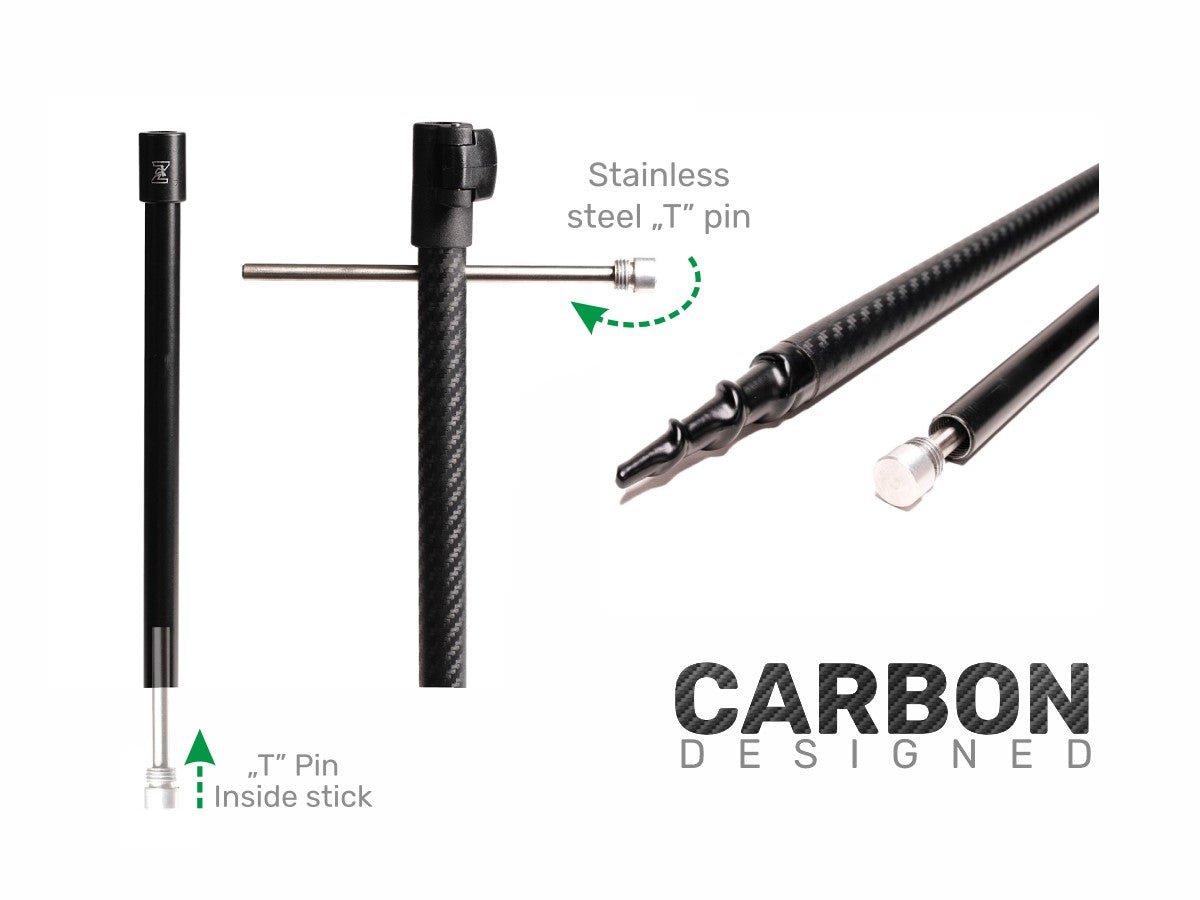 Pica de carbono Zfish 60 - 110 cm - Tienda Carpfishing