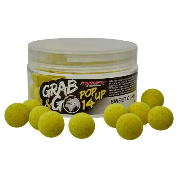 Pop Ups Starbaits Grab Go Sweet Corn 14 mm - Tienda Carpfishing