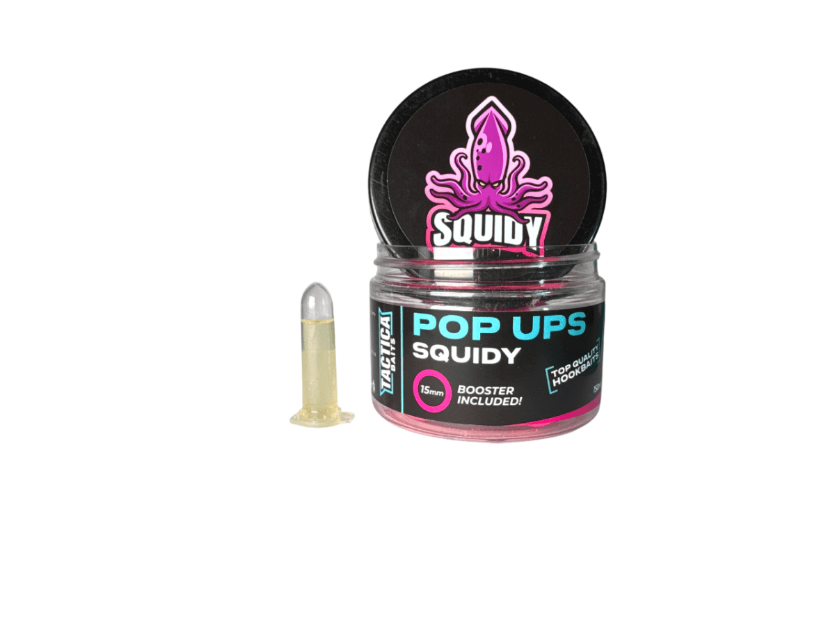 Pop ups Tactica Baits Squidy Rosa Fluor 15 mm - Tienda Carpfishing
