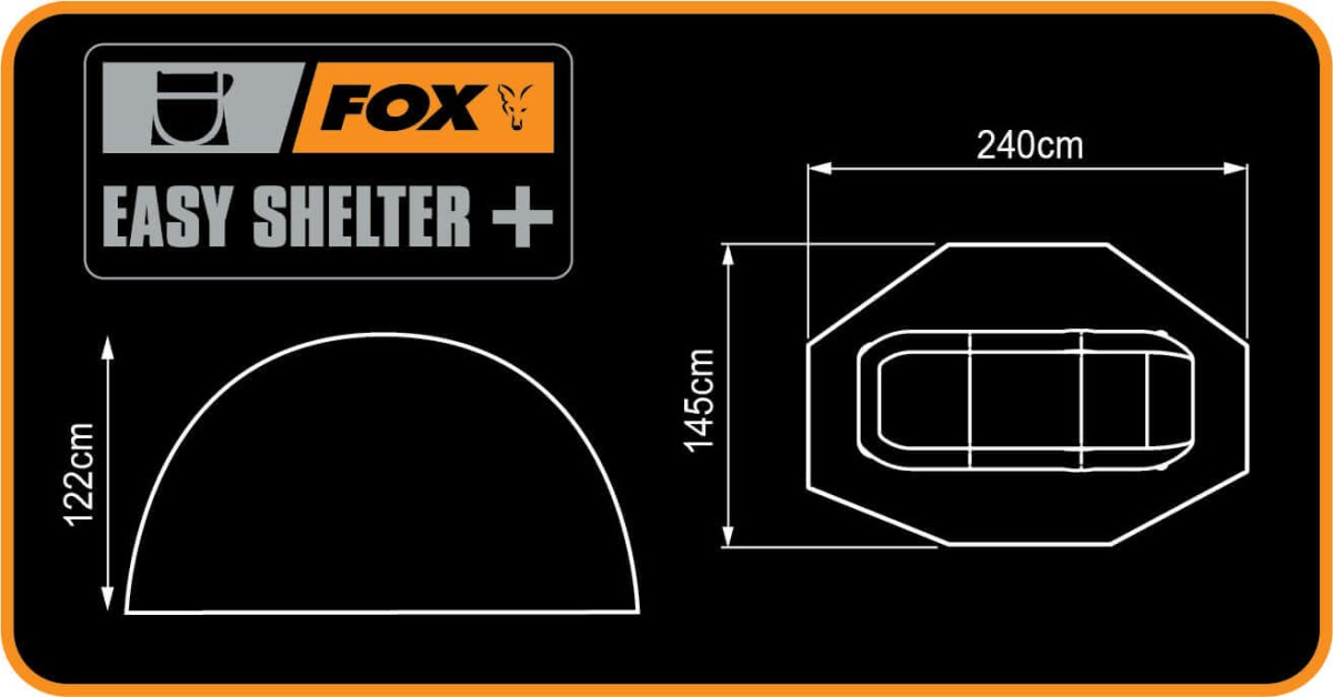 Refugio Fox Easy+ - Tienda Carpfishing