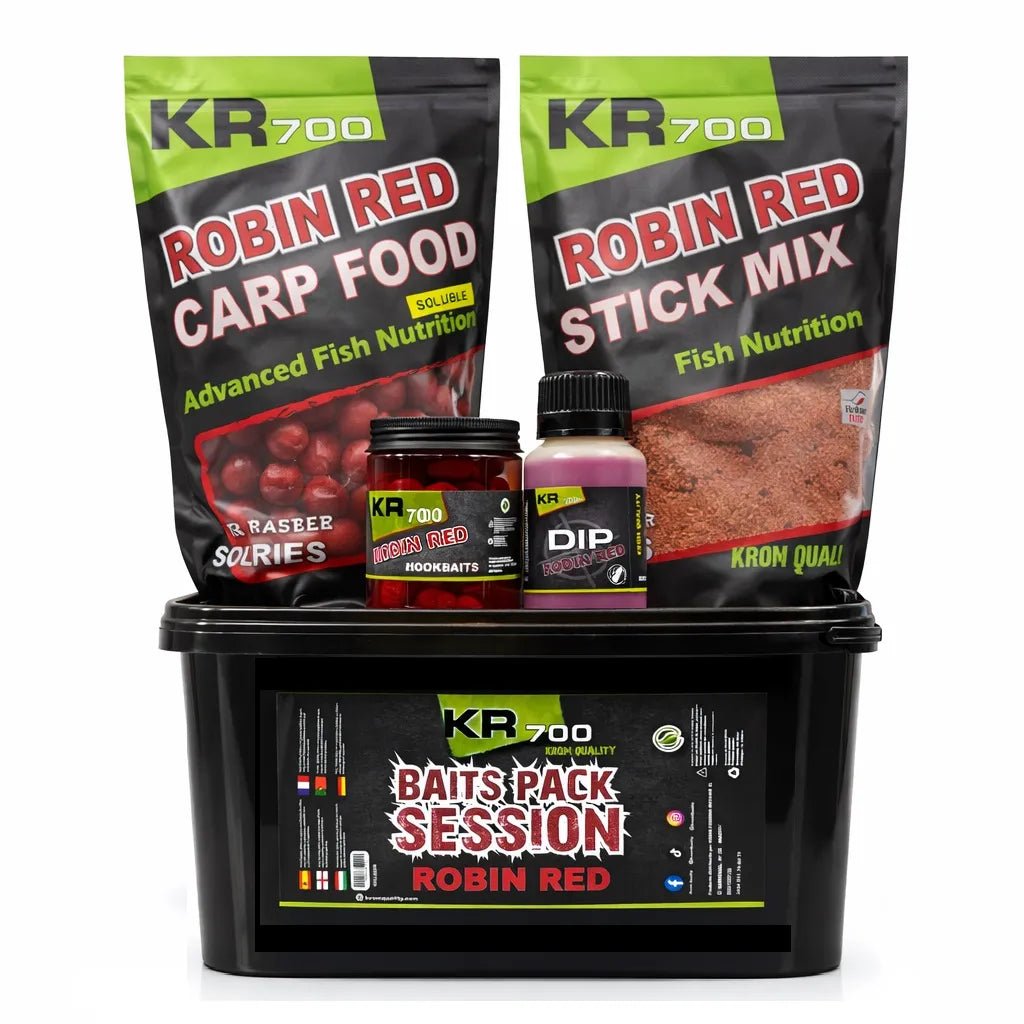 Session Pack Krom Quality KR700 Robin Red - Tienda Carpfishing