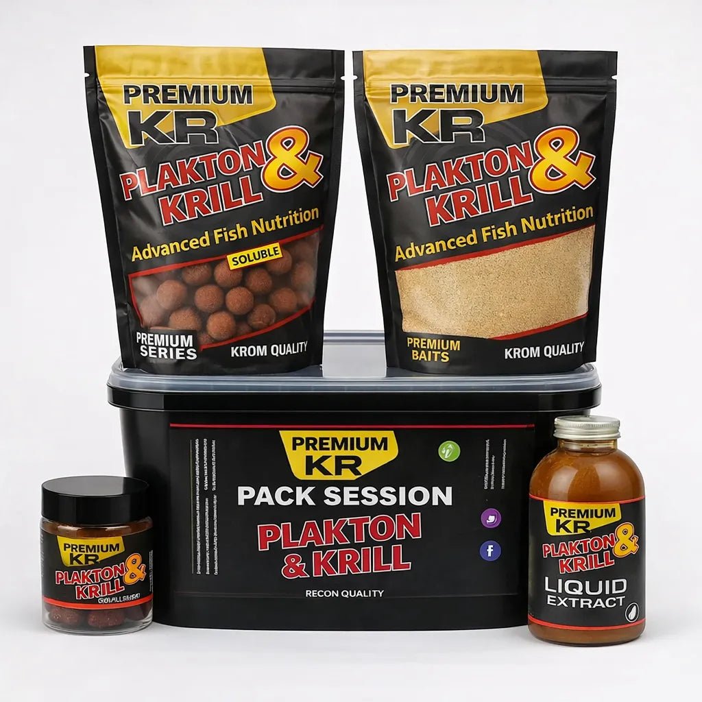 Session Pack Krom Quality Plakton & Krill - Tienda Carpfishing