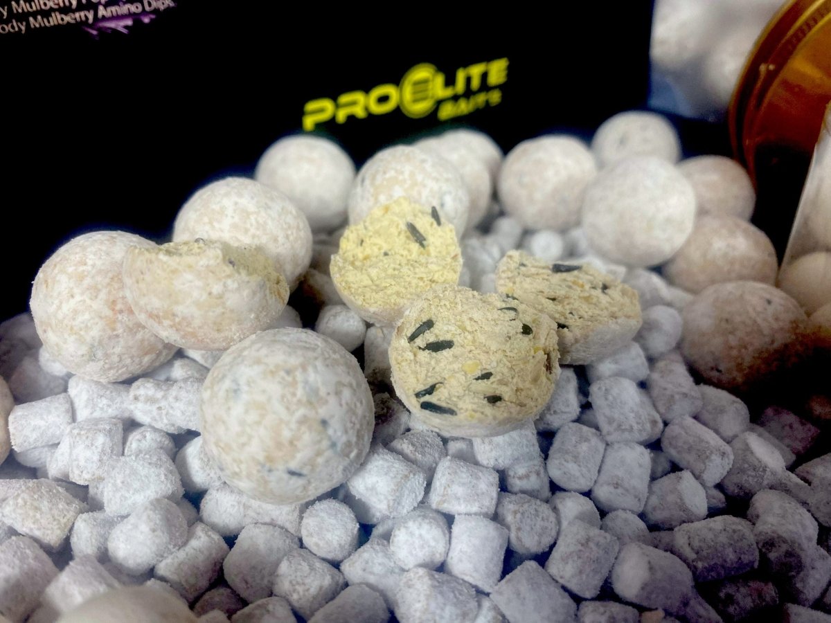 Session Pack Pro Elite Baits Gold Bloody Mulberry Special Edition White - Tienda Carpfishing
