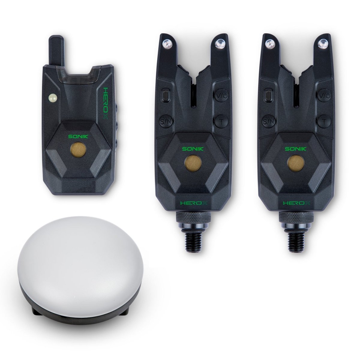 Set de alarmas 2+1 Sonik Herox - Tienda Carpfishing