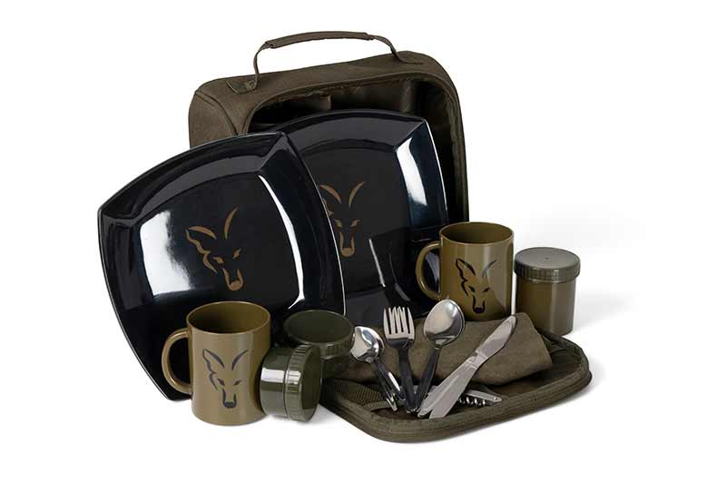 Set de cubiertos Fox Voyager® 2 Personas - Tienda Carpfishing