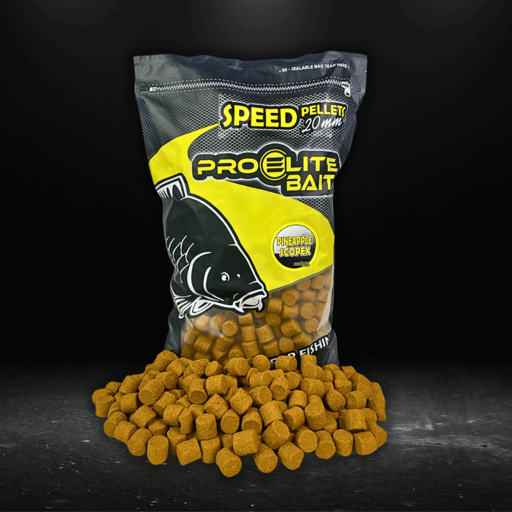Speed Pellets Pro Elite Baits Piña Scopex 20 mm 4,5 Kg - Tienda Carpfishing