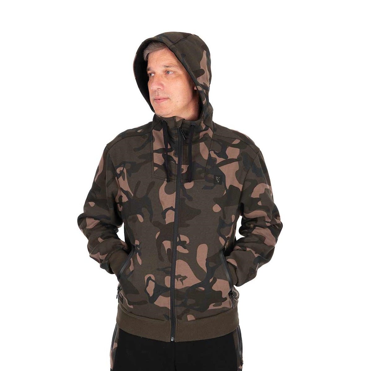 Sudadera Fox 310 Camo con capucha - Tienda Carpfishing